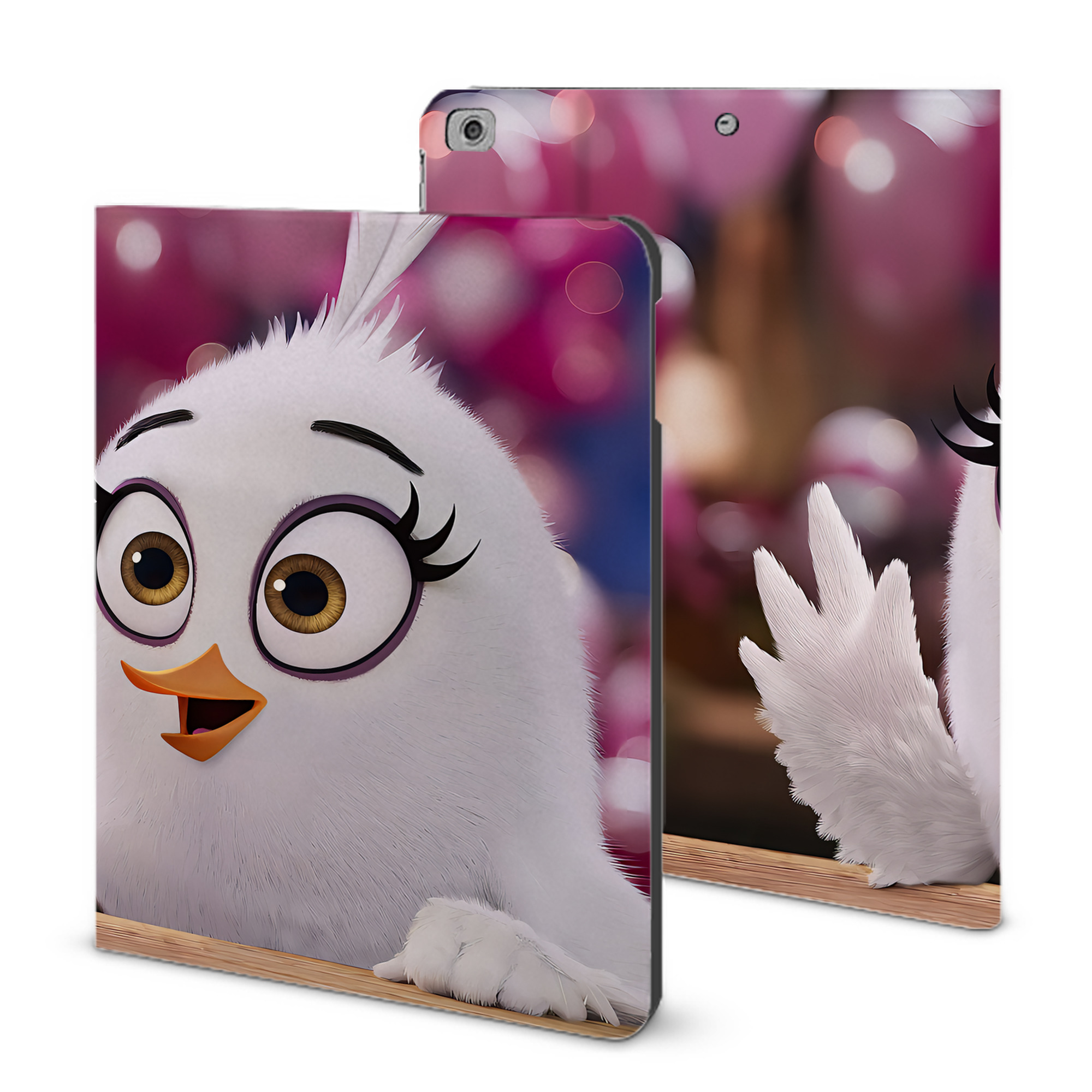 （画像用） Angry Birds アングリーバード IPad ケース ブック型 PUレザー TPU 耐衝撃 軽量 薄型 ペン収納なし 全面保護 IPad 各モデル対応